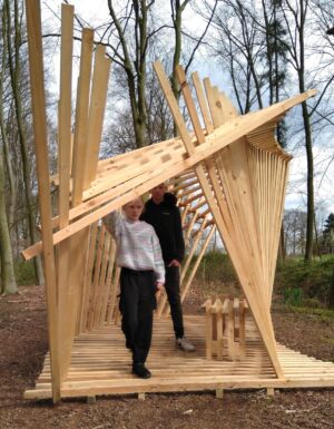 Folly 235x500x300- Vurenhout- 2024 3