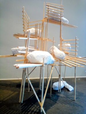 Luchtkasteel In De Steigers- Maquette 2025